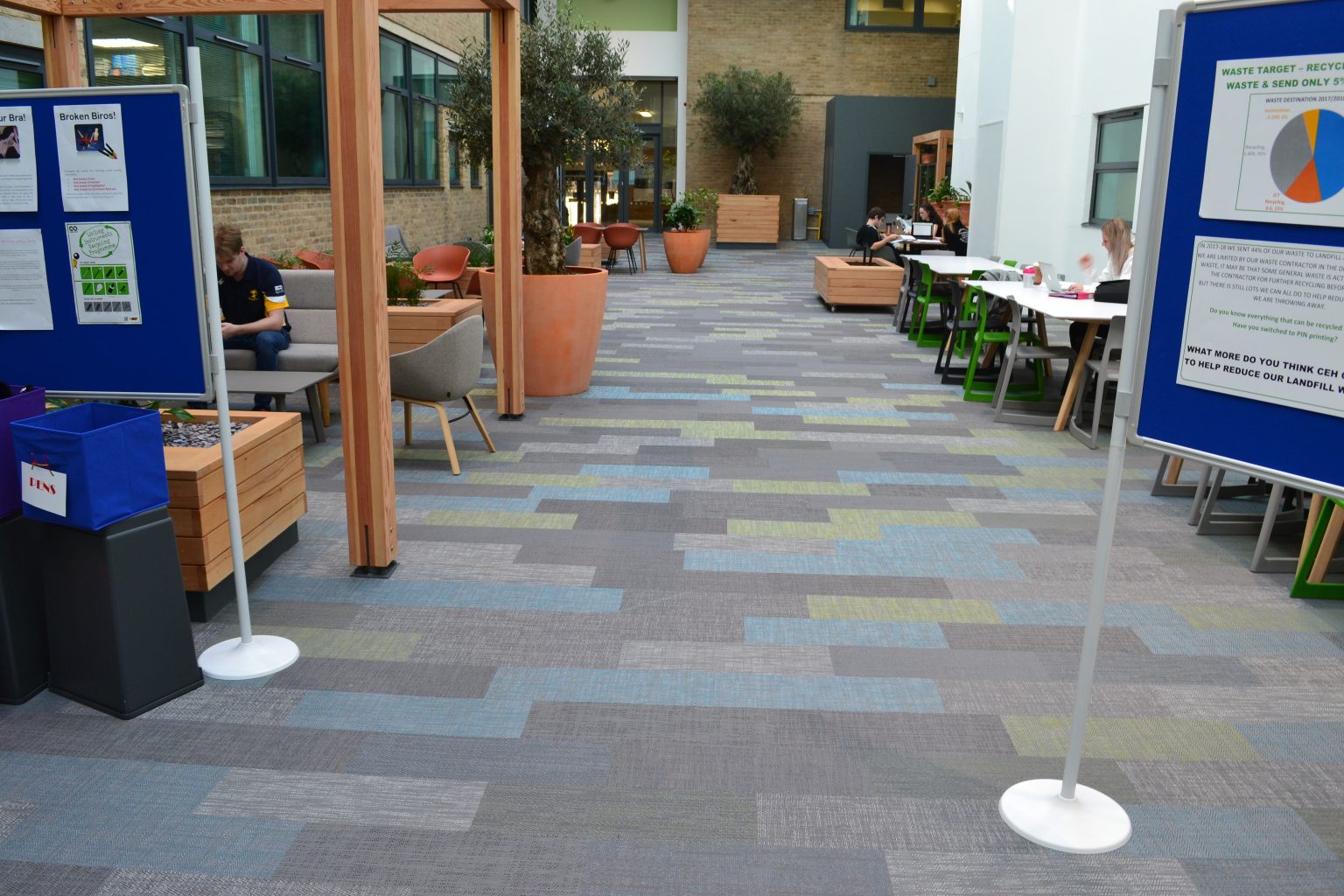 Bolon Silence Balanced Planks for Lancaster University Gainsborough