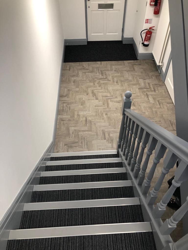 Burmatex office flooring