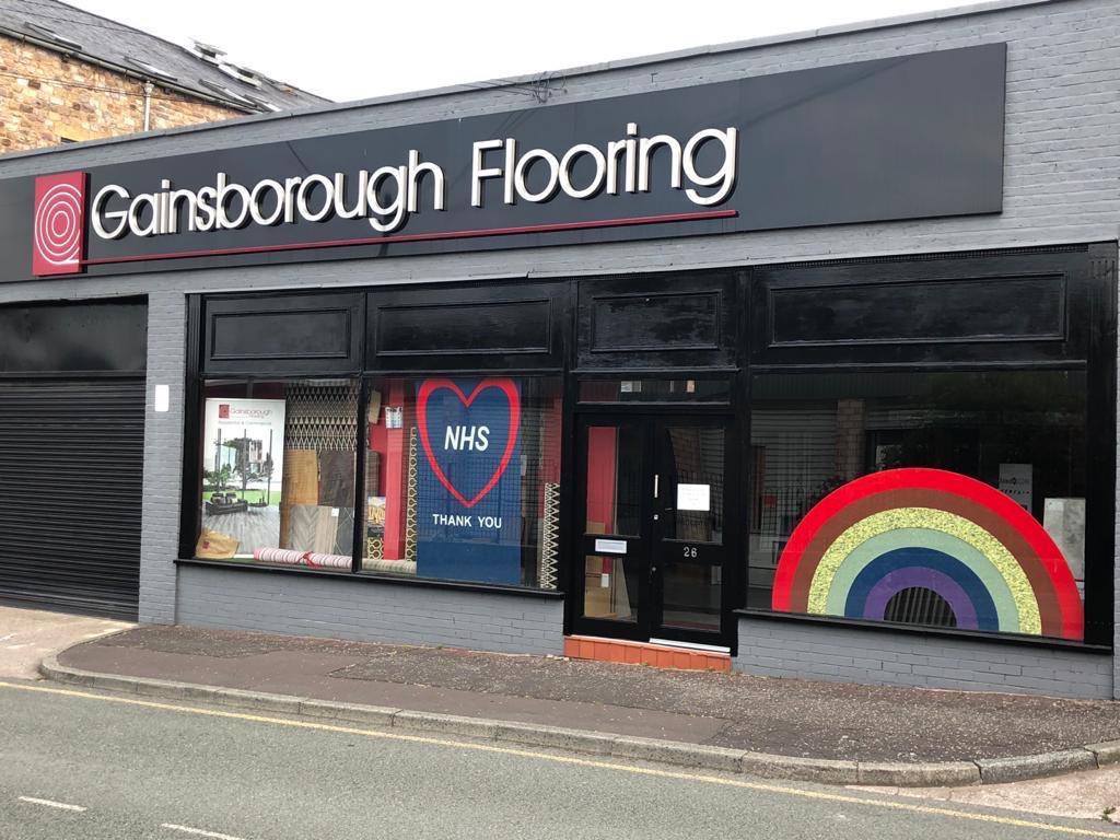 Flooring showroom open